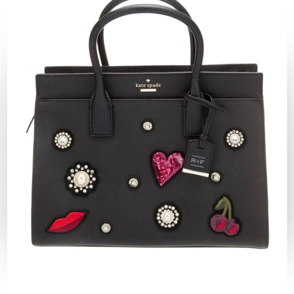 kate spade Handbags - Kate Spade x Rodan + Fields Cameron Appliqué Saffiano Leather Satchel